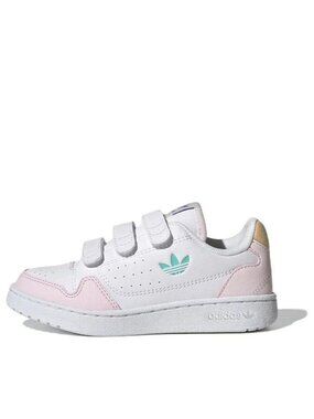 Kids Adidas -(PS) adidas originals NY 90 'White Purple Pink GY1173 - Size 3